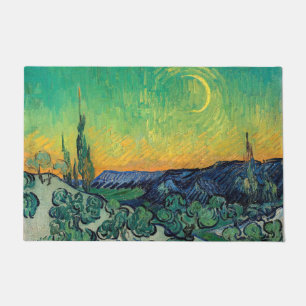 Vincent van Gogh - Moonlit Landscape with Couple Doormat