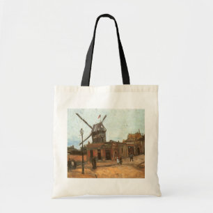 Vincent van Gogh - Moulin de la Galette, Windmill Tote Bag