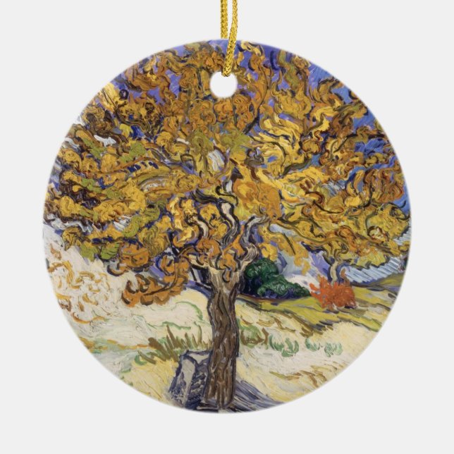 Vincent van Gogh | Mulberry Tree, 1889 Ceramic Ornament (Front)