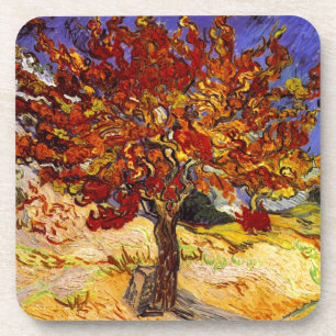 Vincent Van Gogh Mulberry Tree Fine Art Painting Coaster