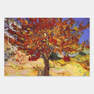 Vincent Van Gogh Mulberry Tree Fine Art Painting Wrapping Paper Sheet