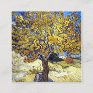 Vincent Van Gogh - Mulberry Tree Square Business Card