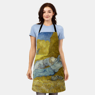 Vincent Van Gogh - Noon, Rest from work / Siesta Apron
