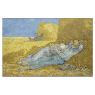 Vincent Van Gogh - Noon, Rest from work / Siesta Fabric
