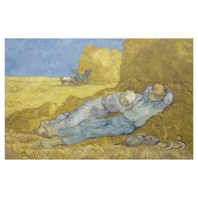 Vincent Van Gogh - Noon, Rest from work / Siesta Fabric (Yard)