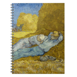 Vincent Van Gogh - Noon, Rest from work / Siesta Notebook