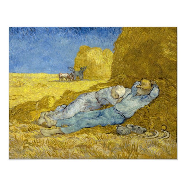 Vincent Van Gogh - Noon, Rest from work / Siesta Photo Print (Front)
