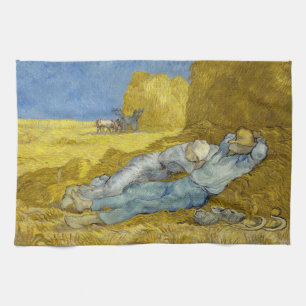 Vincent Van Gogh - Noon, Rest from work / Siesta Tea Towel