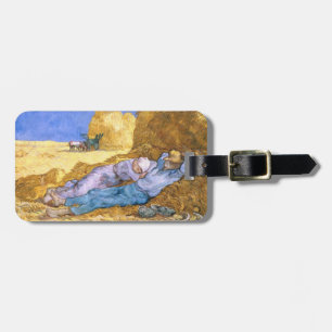 Vincent van Gogh Noon, The Siesta, after Millet Luggage Tag