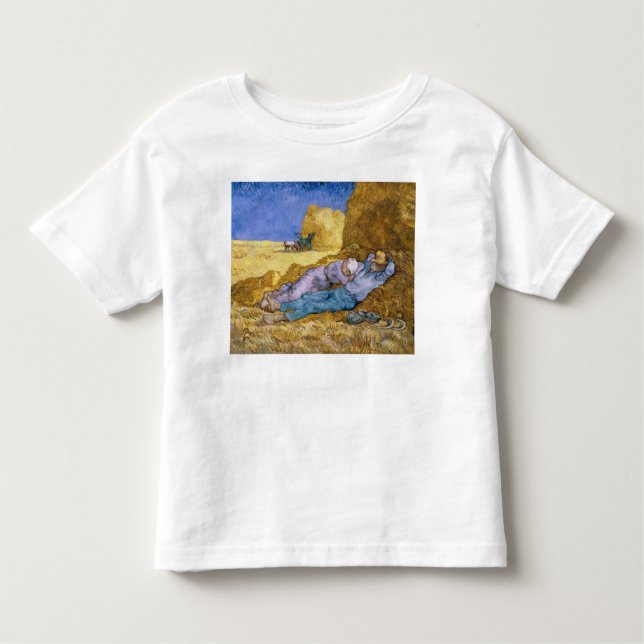 Vincent van Gogh | Noon, The Siesta, after Millet Toddler T-Shirt (Front)