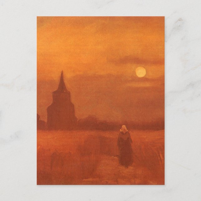 Vincent van Gogh - Old Tower in the Fields Postcard (Front)