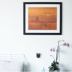 Vincent van Gogh - Old Tower in the Fields Poster