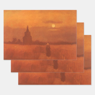 Vincent van Gogh - Old Tower in the Fields Wrapping Paper Sheet