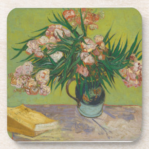 Vincent Van Gogh Oleander flower painting Coaster