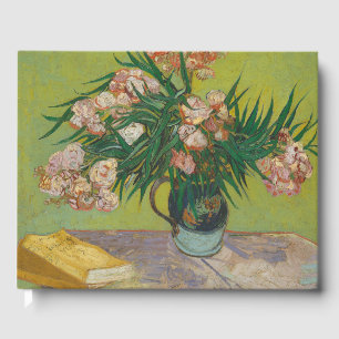 Vincent Van Gogh Oleander flower painting Guest Book