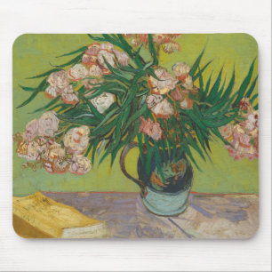 Vincent Van Gogh Oleander flower painting Mouse Pad