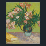 Vincent Van Gogh Oleander flower painting Photo Print<br><div class="desc">This Vincent Van Gogh painting is a vase of oleander flowers. Van Gogh painted it in August 1888. Oleanders were happy lively flowers to Van Gogh, and in his paiting he shows the flowers filling a majolica jug he used for his still lifes made in Arles. Artwork painting graphic post...</div>