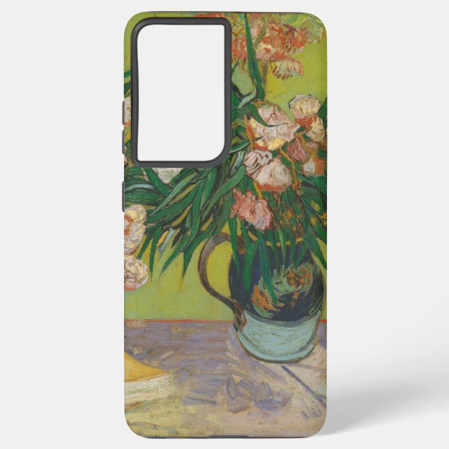 Vincent Van Gogh Oleander flower painting Samsung Galaxy S21 Ultra Case (Back)