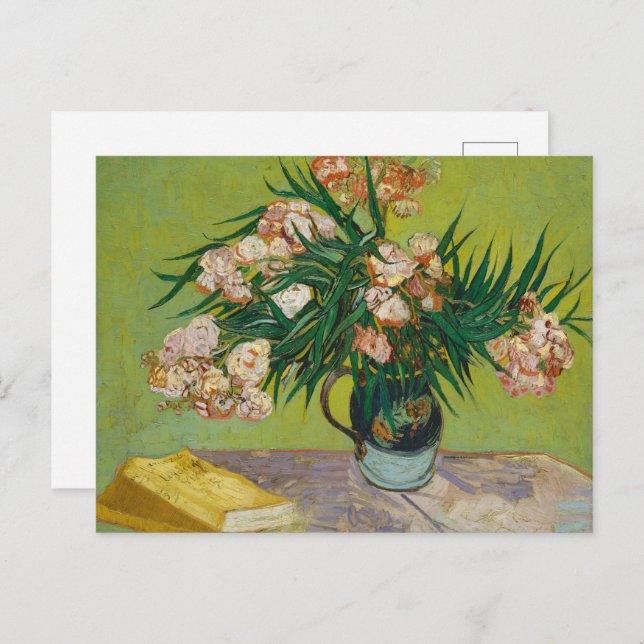 Vincent Van Gogh Oleander Still Life Postcard (Front/Back)