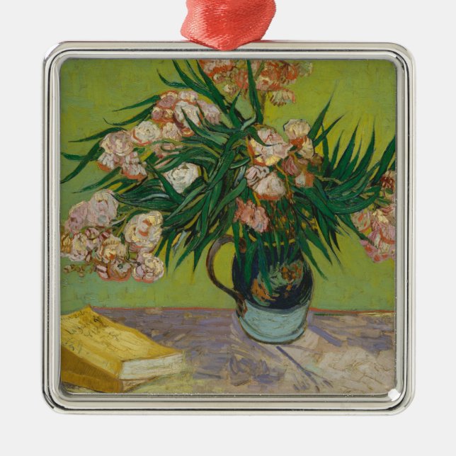 Vincent Van Gogh | Oleanders Metal Ornament (Front)