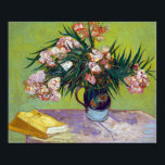 Vincent van Gogh Oleanders Poster<br><div class="desc">Oleanders in a vase as painted by Vincent van Gogh.</div>