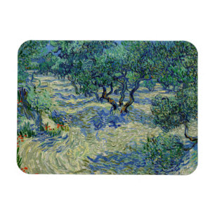 Vincent van Gogh - Olive Grove: Bright Blue Sky Magnet