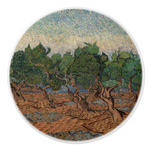 Vincent van Gogh - Olive Grove Ceramic Knob