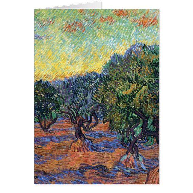 Vincent Van Gogh Olive Grove Impressionism Art (Front)