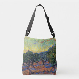 Vincent Van Gogh Olive Grove Impressionism Art Crossbody Bag