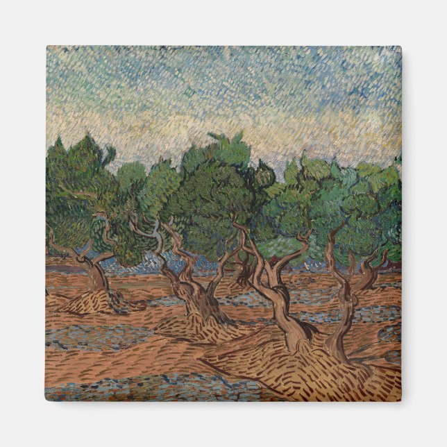 Vincent van Gogh - Olive Grove Magnet (Front)