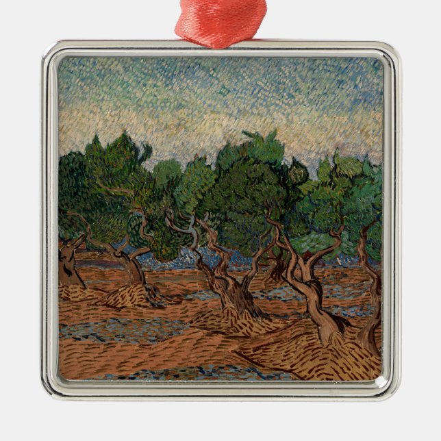 Vincent van Gogh - Olive Grove Metal Ornament (Front)