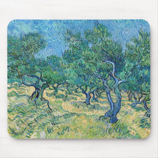 Vincent van Gogh - Olive Grove Mouse Pad (Front)
