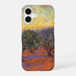 Vincent van Gogh - Olive Grove, Orange Sky iPhone 16 Case