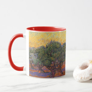 Vincent van Gogh - Olive Grove, Orange Sky Mug