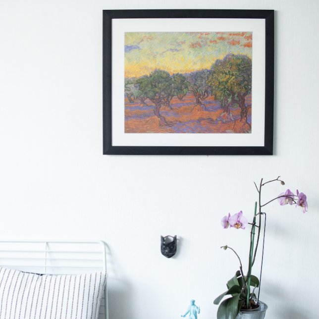 Vincent van Gogh - Olive Grove, Orange Sky Poster (Creator Uploaded)