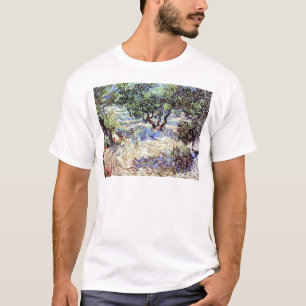 Vincent Van Gogh - Olive Orchard Fine Art T-Shirt