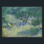 Vincent van Gogh - Olive Orchard Photo Print<br><div class="desc">Olive Orchard by Vincent van Gogh, 1889. Vincent van Gogh was a Dutch Post-Impressionist painter who is among the most famous and influential figures in the history of Western art. In just over a decade he created approximately 2100 artworks, including around 860 oil paintings, most of them in the last...</div>