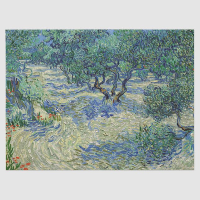 Vincent van Gogh - Olive Orchard Tissue Paper (Front)