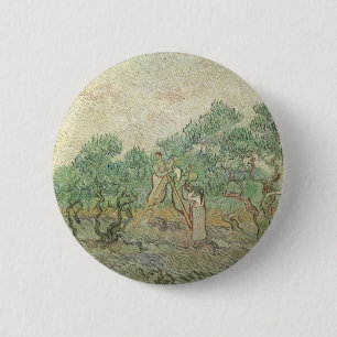 Vincent van Gogh - Olive Picking 6 Cm Round Badge