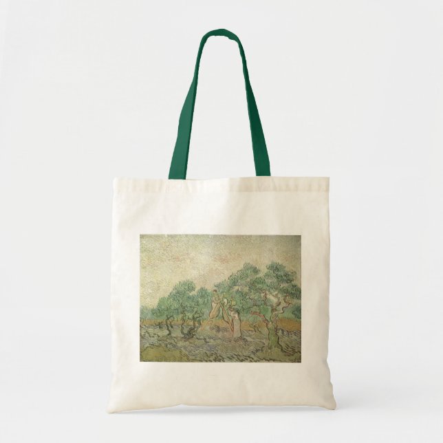 Vincent van Gogh - Olive Picking Tote Bag (Front)
