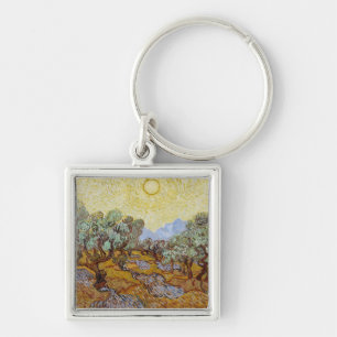 Vincent van Gogh Olive Trees, 1889 Key Ring
