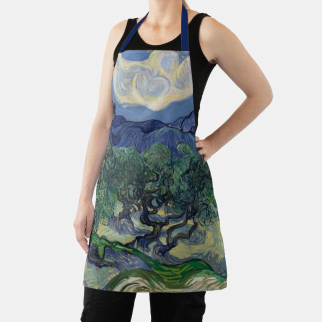 Vincent van Gogh - Olive Trees, Alpilles Mountains Apron (Insitu)
