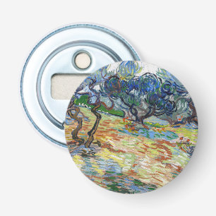 Vincent van Gogh - Olive Trees: Bright blue sky Bottle Opener