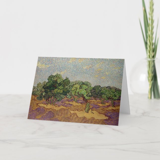 Vincent van Gogh - Olive Trees Card (Front)
