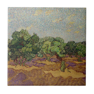 Vincent van Gogh - Olive Trees Ceramic Tile
