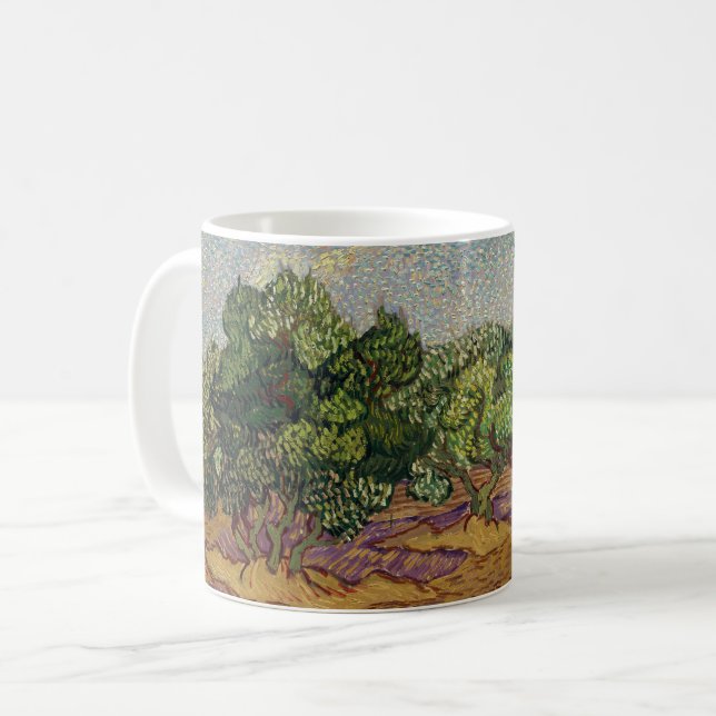 Vincent van Gogh - Olive Trees Coffee Mug (Front Left)