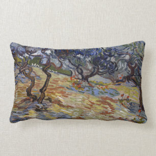 Vincent van Gogh Olive Trees Lumbar Cushion