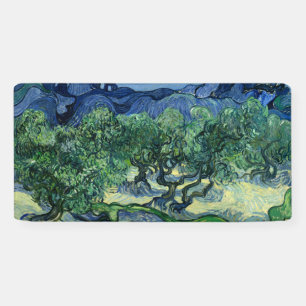 Vincent Van Gogh Olive Trees Mountain Landscape Banner