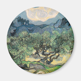 Vincent Van Gogh - Olive Trees with the Alpilles Magnet