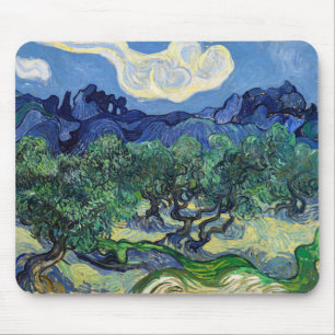 Vincent van Gogh - Olive Trees with the Alpilles Mouse Pad
